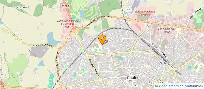 localisation de l'entreprise MAREVA IMMO à CHOLET