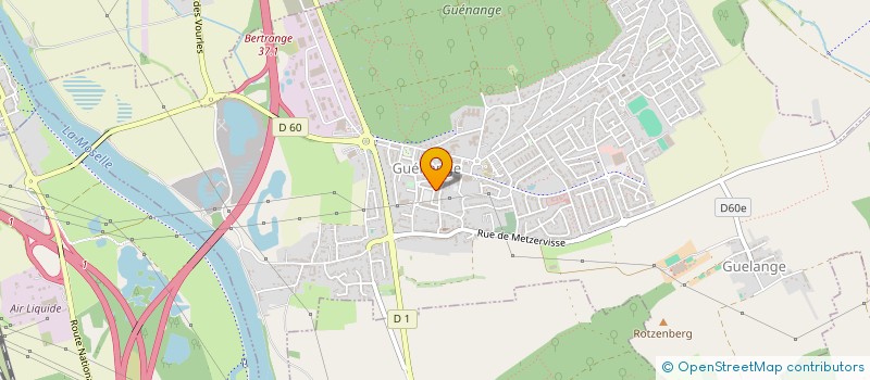 localisation de l'entreprise MAREVE  GUENANGE