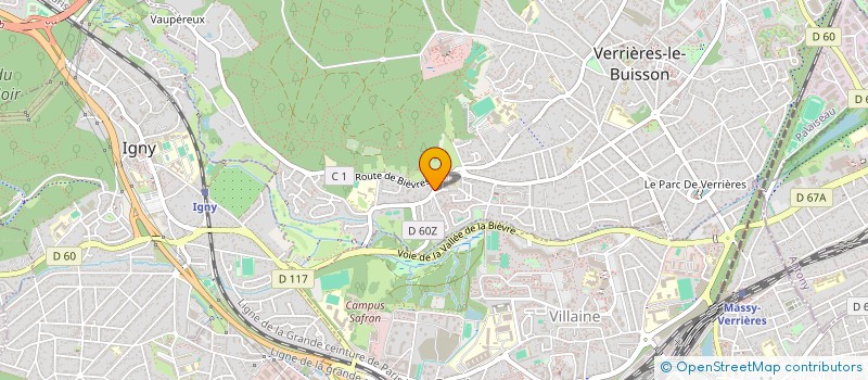 localisation de l'entreprise MAREVE à VERRIERES-LE-BUISSON