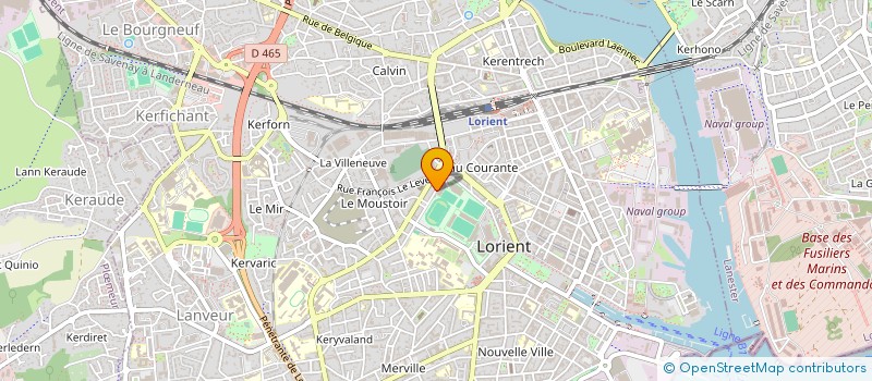 localisation de l'entreprise MAREVELINE  LORIENT