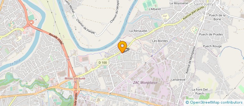 localisation de l'entreprise MAREVIA à ALBI