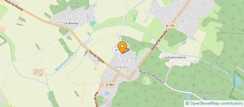 localisation de l'entreprise MAREVILLE  GAMBAIS