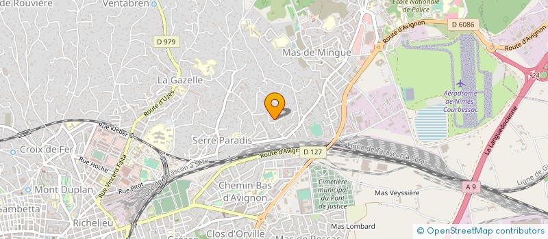 localisation de l'entreprise MAREX à NIMES