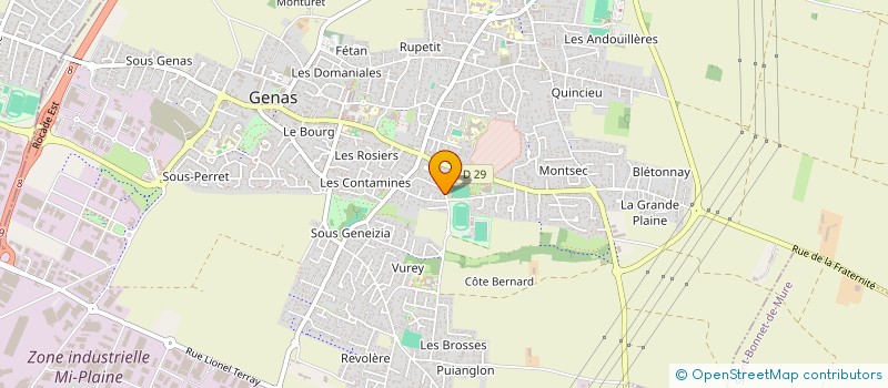 localisation de l'entreprise MAREYLAND  GENAS