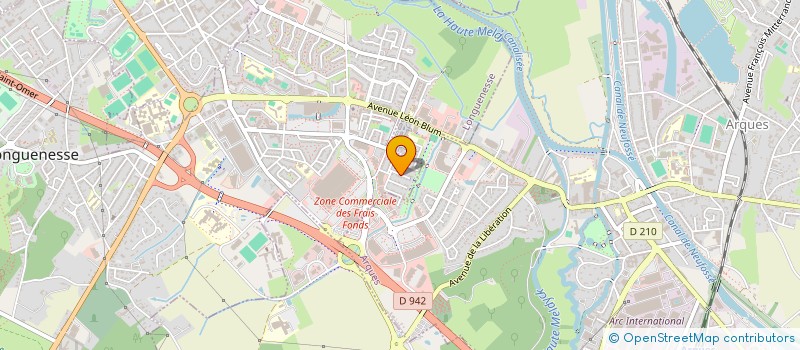 localisation de l'entreprise MARF  LONGUENESSE