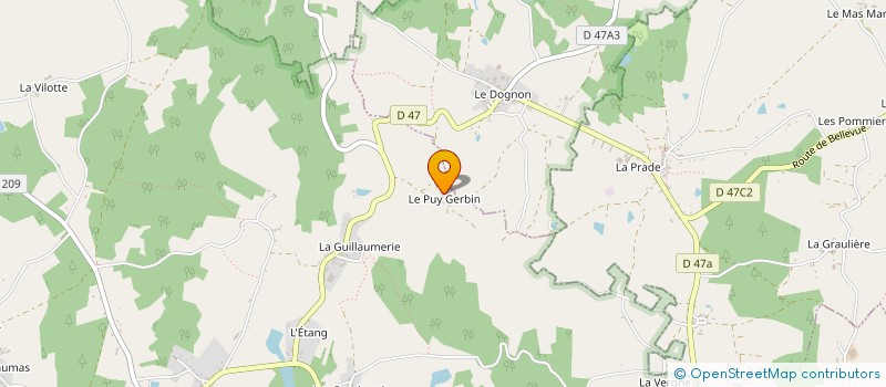 localisation de l'entreprise MARFA à COGNAC-LA-FORET