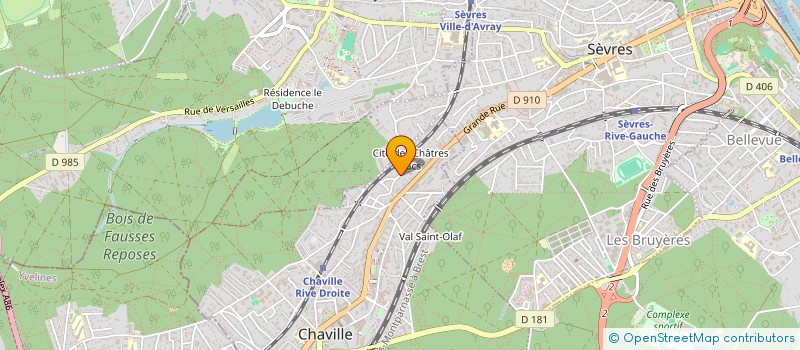 localisation de l'entreprise MARFA à CHAVILLE