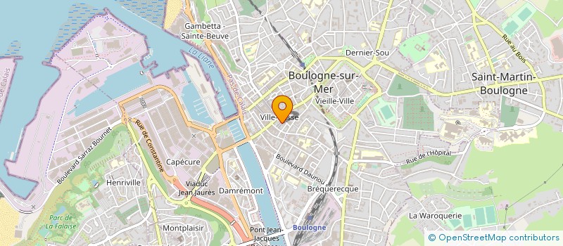 localisation de l'entreprise MARFLO à BOULOGNE-SUR-MER