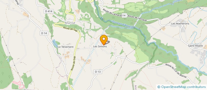 localisation de l'entreprise MARFLY  FOREST-SAINT-JULIEN