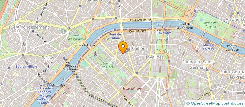 localisation de l'entreprise MARFON à PARIS
