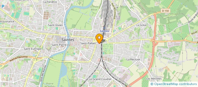 localisation de l'entreprise MARGAMA  SAINTES