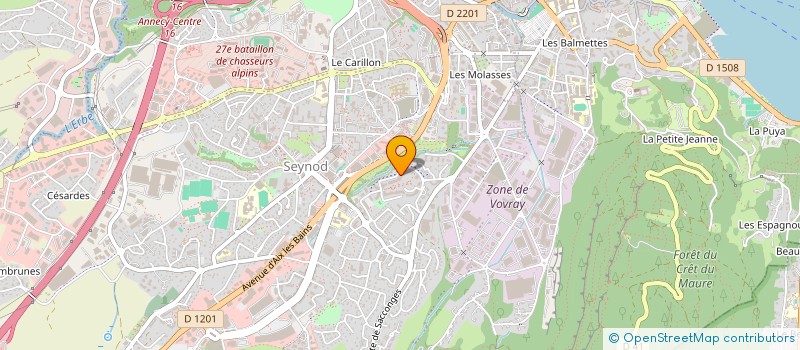 localisation de l'entreprise MARGARET à ANNECY