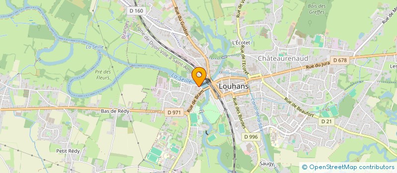 localisation de l'entreprise MARGARET à LOUHANS