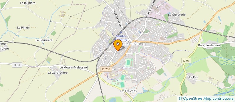 localisation de l'entreprise MARGARET MARGARET SIGLE   MARGARET  STUDIO DE CREATION GRAPHIQUE  SAINTE-PAZANNE