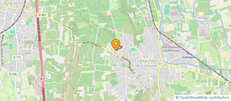 localisation de l'entreprise MARGARITA  CHATEAUNEUF-DE-GADAGNE