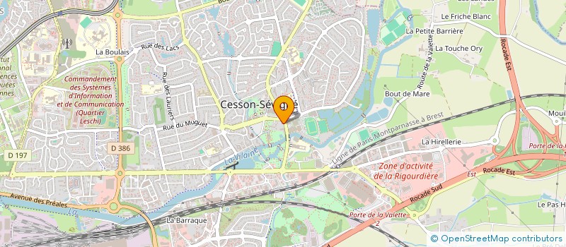 localisation de l'entreprise MARGARITA GOMES  CESSON-SEVIGNE