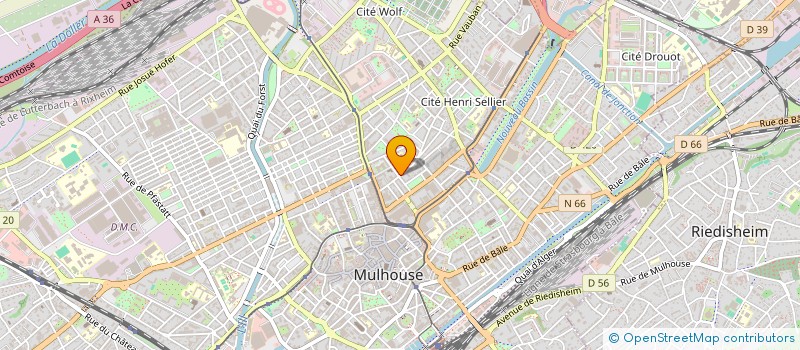 localisation de l'entreprise MARGATHE SARL à MULHOUSE