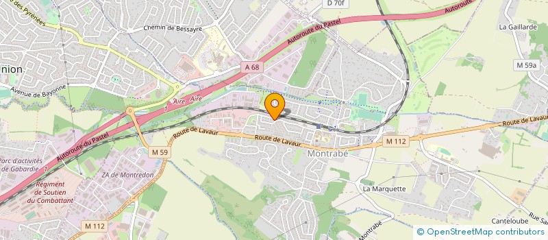 localisation de l'entreprise MARGAU GESTION  TOULOUSE
