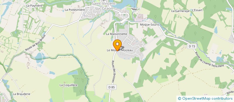 localisation de l'entreprise MARGAURELE  SAINT-VINCENT-SUR-GRAON