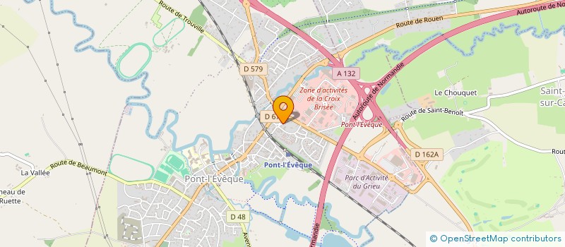 localisation de l'entreprise MARGAUT  PONT-L'EVEQUE