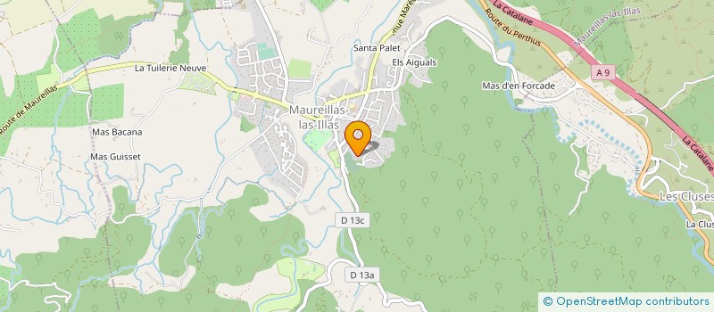 localisation de l'entreprise MARGAUX 2  MAUREILLAS-LAS-ILLAS