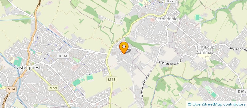 localisation de l'entreprise MARGAUX  CASTELGINEST