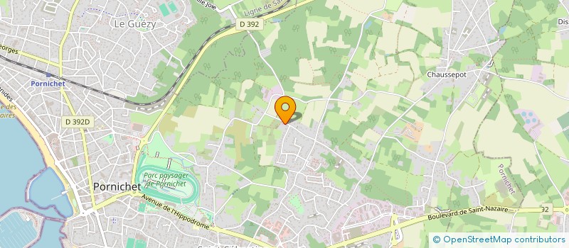localisation de l'entreprise MARGAUX à PORNICHET