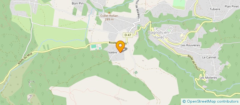 localisation de l'entreprise MARGAUX  DRAGUIGNAN