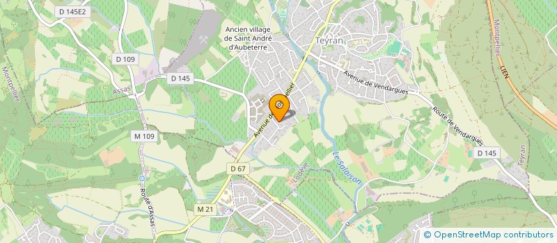 localisation de l'entreprise MARGAUX  TEYRAN