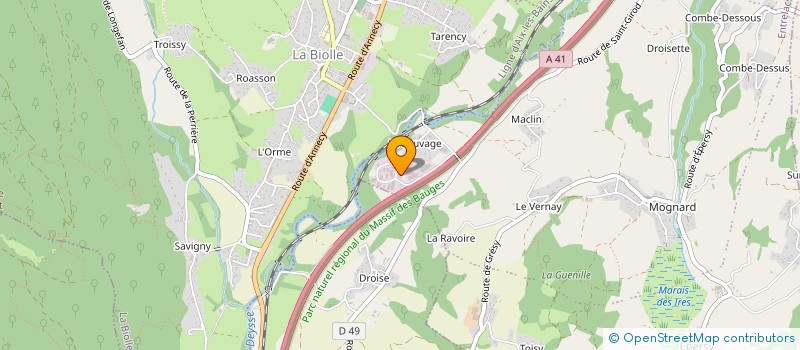 localisation de l'entreprise MARGAUX  ENTRELACS