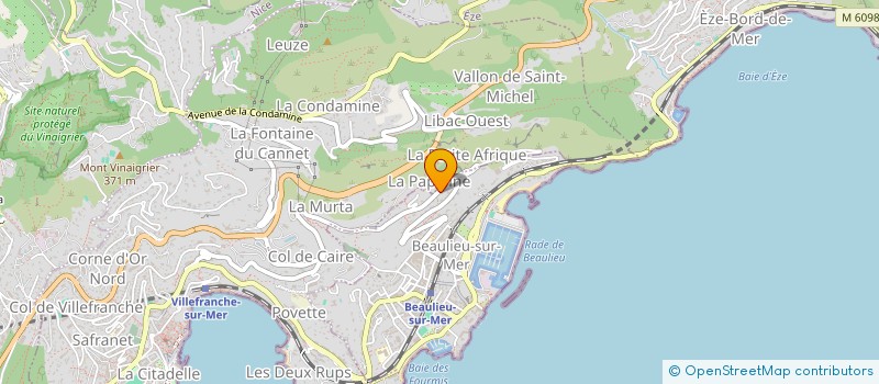 localisation de l'entreprise MARGAUX à BEAULIEU-SUR-MER