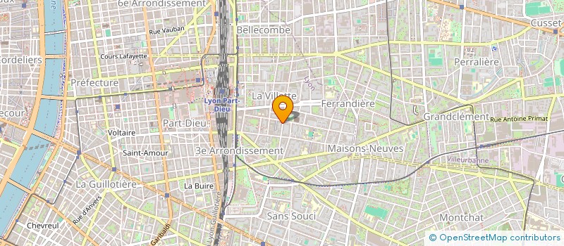 localisation de l'entreprise MARGAUX BERGAMELLI PSYCHOLOGUE  LYON