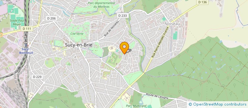 localisation de l'entreprise MARGAUX CONSEIL  SUCY-EN-BRIE