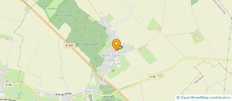 localisation de l'entreprise MARGAUX DUPRES  MONT-SAINT-ELOI