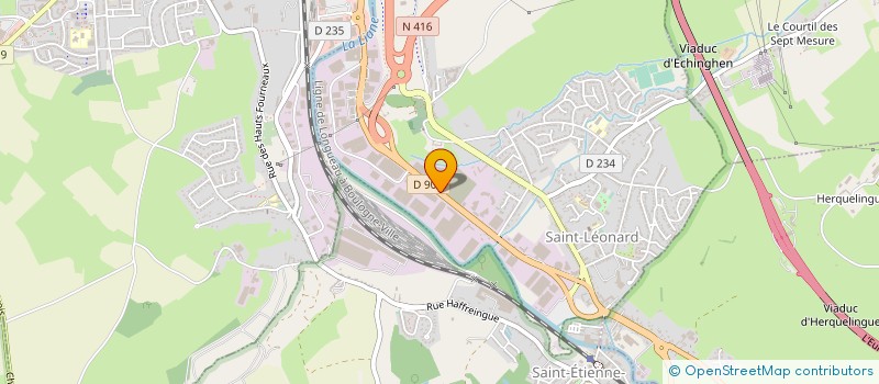 localisation de l'entreprise MARGAUX INTERNATIONAL  SAINT-LEONARD