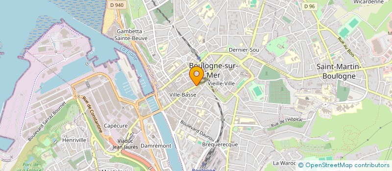 localisation de l'entreprise MARGAUX LEGRAND à BOULOGNE-SUR-MER