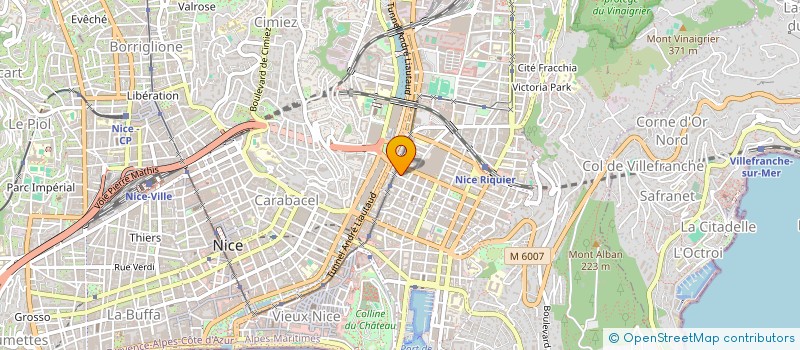 localisation de l'entreprise MARGAUX V à NICE
