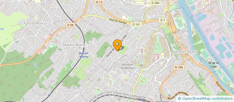 localisation de l'entreprise MARGAW  LE PECQ