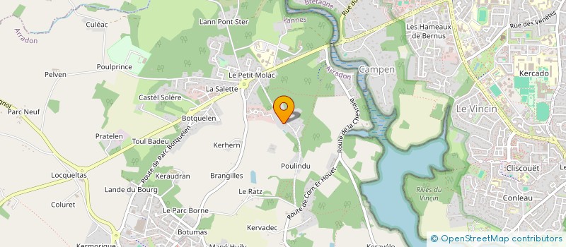 localisation de l'entreprise MARGELY INVESTISSEMENTS  ARRADON