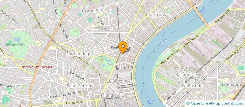 localisation de l'entreprise MARGEMIE  BORDEAUX