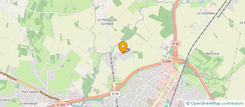 localisation de l'entreprise MARGEO à CHALLANS
