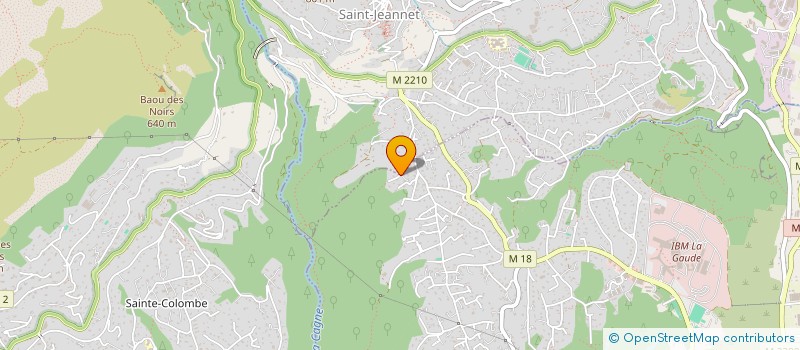 localisation de l'entreprise MARGEORI  LA GAUDE