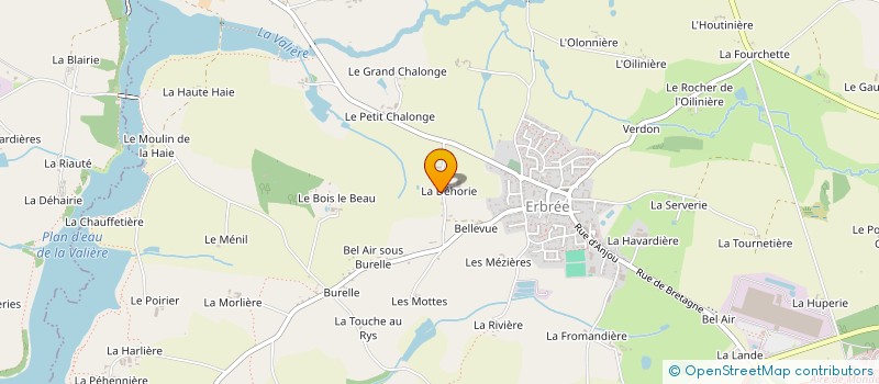 localisation de l'entreprise MARGERIE NICOLAS  ERBREE