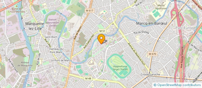localisation de l'entreprise MARGERIN FAGOT-BARRALY à MARCQ-EN-BARŒUL
