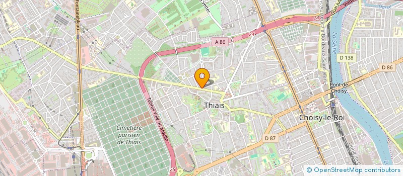 localisation de l'entreprise MARGEST  THIAIS