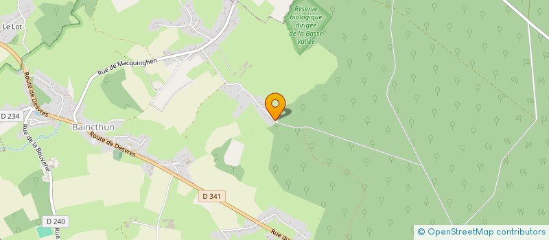 localisation de l'entreprise MARGETTE  BAINCTHUN