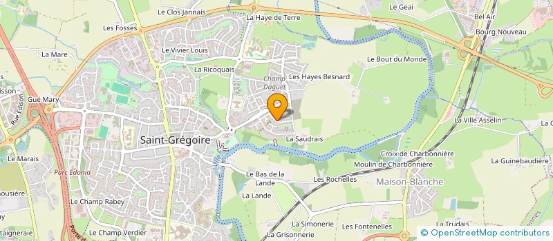 localisation de l'entreprise MARGHES  SAINT-GREGOIRE