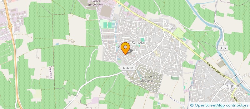 localisation de l'entreprise MARGI  SAUVIAN