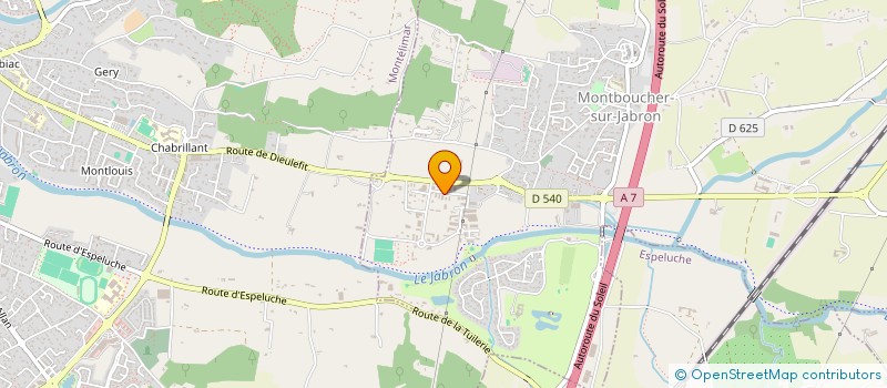 localisation de l'entreprise MARGI  MONTBOUCHER-SUR-JABRON