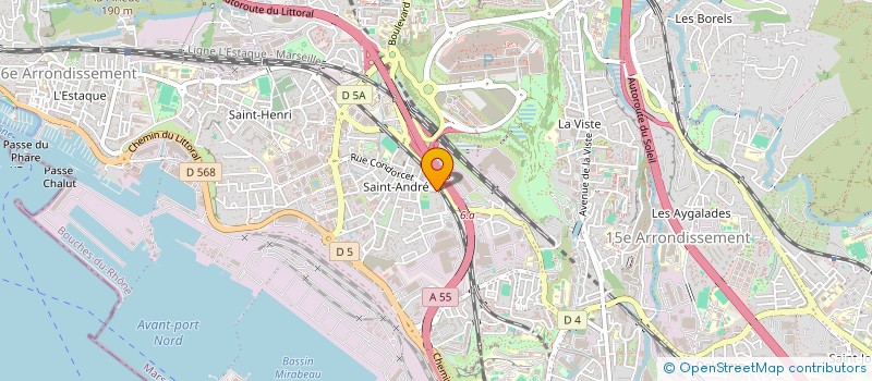 localisation de l'entreprise MARGI à MARSEILLE